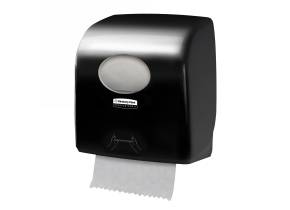 WEB_046700121.jpg DISPENSER AQUARIUS SLIMROLL NERO ASCIUGAMANI ROTOLO - 7956 - immagine 1