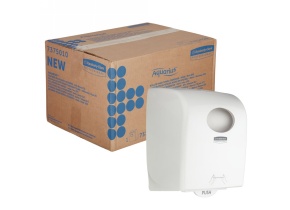 WEB_046700154.jpg DISPENSER AQUARIUS ASCIUGAMANI A ROTOLO BIANCO - 7375 - immagine 1