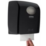 DISPENSER AQUARIUS ASCIUGAMANI A ROTOLO NERO - 7376