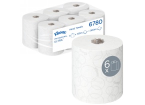 WEB_046700163.jpg ASCIUGAMANI KLEENEX ULTRA ROTOLO BIANCO 150 2 V. - 6780 - immagine 1