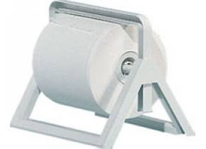 WEB_050600021.jpg PORTABOBINA BIANCO DA MURO E TAVOLO PLASTICA - 533 - immagine 1