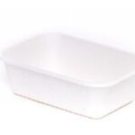 VASCHETTA RETT.POLPA 100X70X45MM BIANCO 10X7X4,5 CM