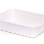 VASCHETTA RETT.POLPA 110X160X40MM BIANCO 16X11X4 CM