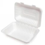 CLAMSHELL POLP.CELL.750+750ML BIANCO 154X230X45+42H MM