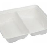 VASSOIO 2 SCOMP.POLP.CELL.1050MLX2 BIANCO 250X300X75H MM