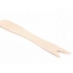 FORCHETTINA 2 PUNTE LEGNO 85MM  NATURALE 85 MM