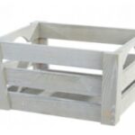 CASSETTA SVASATA LEGNO GRIGIO GRIGIO 28X22X14,5 CM