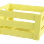 CASSETTA SVASATA LEGNO GIALLO GIALLO 28X22X14,5 CM