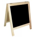 LAVAGNA LEGNO PINO 30X25X1,9CM NATURALE/NERO 30X25X1,9 CM