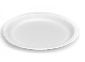 WEB_057401204.jpg PIATTO CARTONCINO BIANCO 22CM LAMINAZIONE NATUR.BIANCO 22 CM - immagine 1