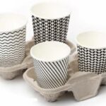 BICCHIERE CARTONCINO LAMINATO PE BLACK & WHITE 118 ML (4 OZ)