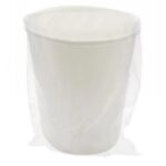 BICCHIERE CARTONCINO/PLA BIANCO IMBUSTINATO 8OZ ML. 237
