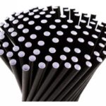 CANNUCCE CARTA NERA 200X6MM NERO 6X200 MM