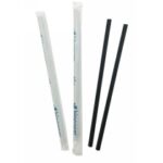 CANNUCCE CARTA 200X7MM COLORE NERO NERO 7X200 MM