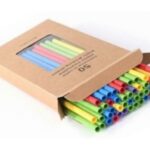 CANNUCCE CARTA 200X6MM COL.ASSORT.6X200MM