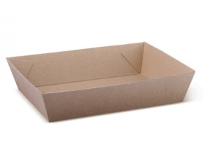 WEB_057401405.jpg VASSOIO CARTONCINO SPESSO ENDURA BROWN 131X91X50 MM - immagine 1