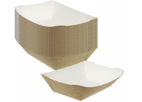 WEB_057401407.jpg VASSOIO CARTONCINO C/BORDO KRAFT 124/100X87/63X42 MM - immagine 1