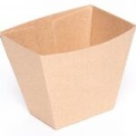 CONTENIT.PORTA PATATINE CART.SPESSO ENDURA BROWN 70X45X90MM