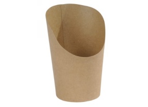 WEB_057401409.jpg BICCHIERE CART.X PATATINE 250G+15PE KRAFT DIAM.60MM, H 120MM - immagine 1