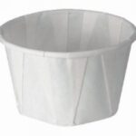 CONTENITORE MONOPORZIONE CARTA BIANCO 96 ML