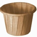 CONTENITORE MONOPORZIONE CARTA KRAFT 22 ML