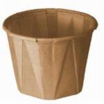 CONTENITORE MONOPORZIONE CARTA KRAFT 30 ML