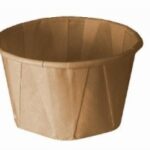 CONTENITORE MONOPORZIONE CARTA KRAFT 96 ML