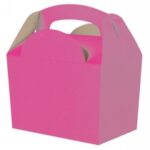 SCATOLA DECORATA "MEAL BOX" ROSA 152X100X102 MM