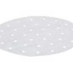 CARTA TRAFORATA X VAPORIERA BAMBOO BIANCA Ø14 CM