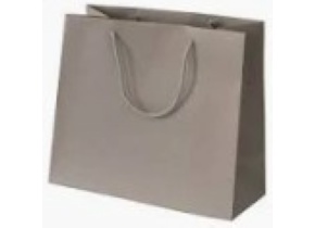 WEB_057401510.jpg BUSTA FOOD PLATINO C/VERN.ORO C/MANIG.COTONE 32X23X31+5CM - immagine 1