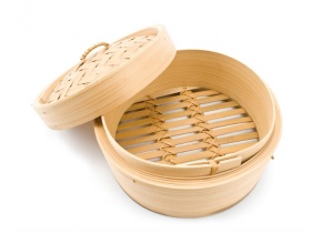 WEB_057401599.jpg VAPORIERA / MUSHIKI BAMBOO NATURALE Ø24,5 CM - immagine 1