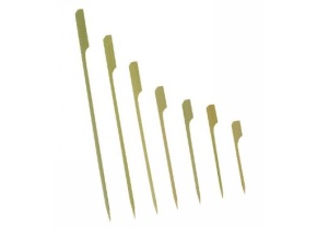 WEB_057401622.jpg SPADINE BAMBOO CONFEZIONATE SCATOLA TRASPARENTE NATUR.12 CM - immagine 1