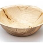 PIATTO FONDO FOGLIE PALMA NATURALE Ø18 CM