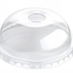 COPERCHIO X BICCHIERE Ø 78MM DOME CON FORO TRASPARENTE 0