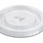 COPERCHIO X BICCHIERE Ø 95MM FLAT C/CROCE TRASPARENTE 0