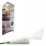 SACCAPOCHE MONOUSO POLIETILENE C/UGELLO TRASPARENTE 21X12 CM