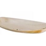 VASSOIO SUSHI FOGLIA PALMA C/COP.TRASP. 170X120X4HMM - 150ML