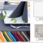 TOVAGLIOLO AIRLAID LINEN P4 BIANCO 40X40