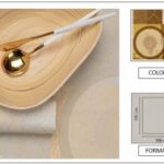 TOVAGLIA 100X100 AIRLAID NEW MOON AMBRA