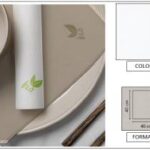 TOVAGLIOLO BIANCO BIO LEAF AIRLAID P4 COMPOSTABILE 40X40