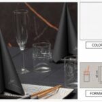 TOVAGLIOLO AIRLAID BIO LEAF POCKET 40X40 BIANCO