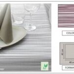 TOVAGLIOLO BIO LEAF DECORATO CORDA PERLA/AMARANTO