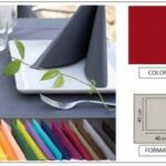 TOVAGLIOLO AIRLAID LINEN - 40X40 BORDEAUX