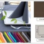 TOVAGLIOLO AIRLAID LINEN - 40X40 CAFFE"