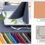 TOVAGLIOLO AIRLAID LINEN - 40X40 SALMONE