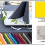 TOVAGLIOLO AIRLAID LINEN - 40X40 GIALLO