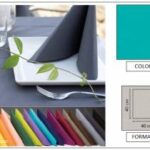 TOVAGLIOLO AIRLAID LINEN - 40X40 TURCHESE