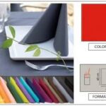 TOVAGLIOLO AIRLAID LINEN POCKET40X40 ROSSO