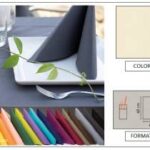 TOVAGLIOLO AIRLAID LINEN POCKET40X40 AVORIO