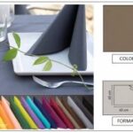 TOVAGLIOLO AIRLAID  LINEN EIGHT 40X40 CAPPUCCINO